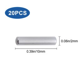 Hobbypark M2x10 mm Steel Hex Wheel Hub Nut Pins RC Car Hardware Replacement 08027 (Pack of 20)