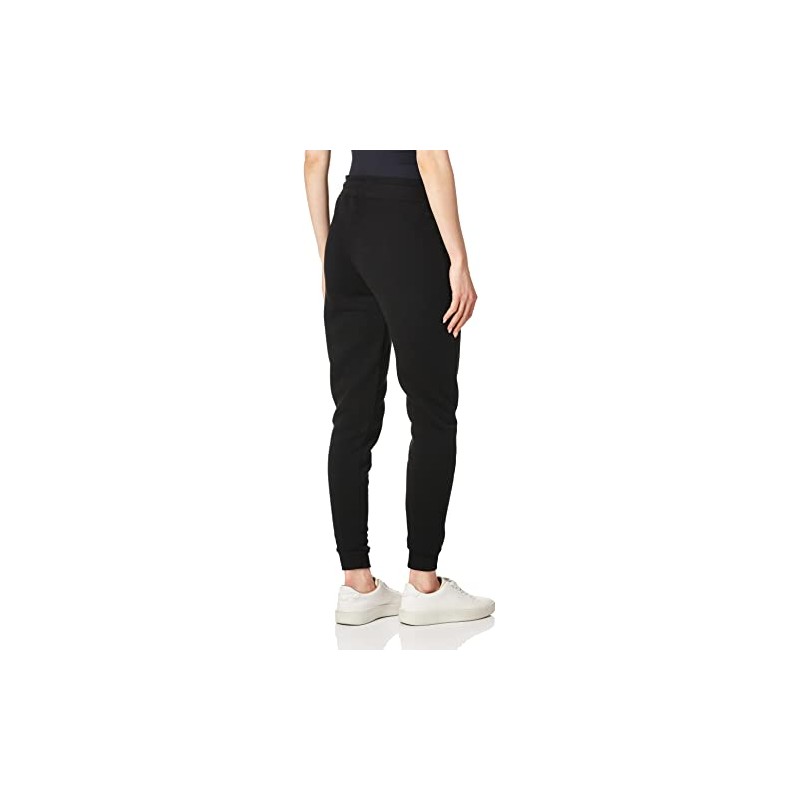 Southpole Women’s Junior Basic Fleece Jogger Pants -Black, X-Large