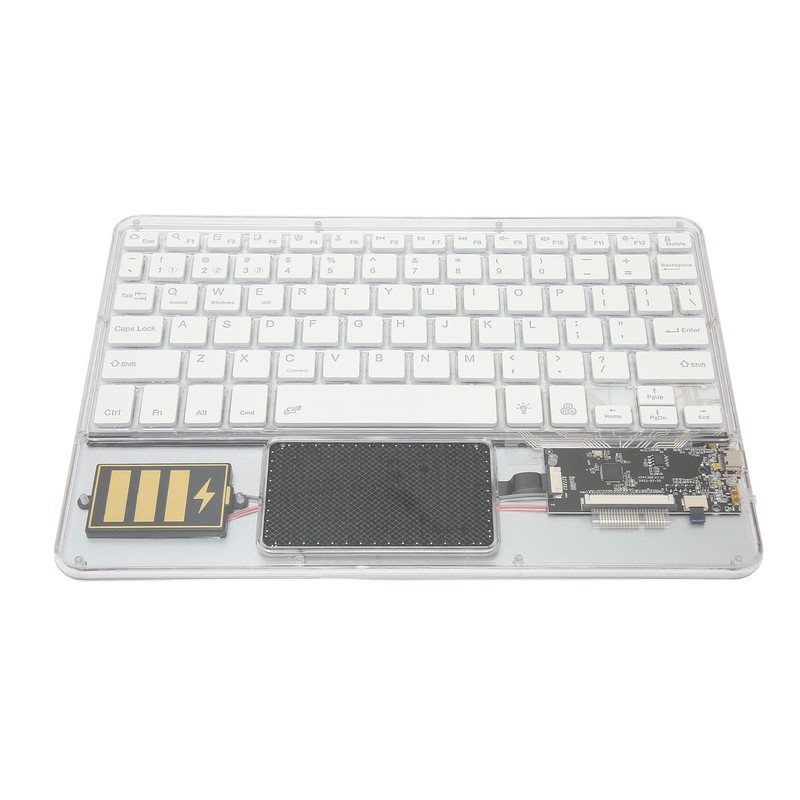 Wireless Bluetooth Keyboard Multifunctional Acrylic Keyboard for Windows for Android