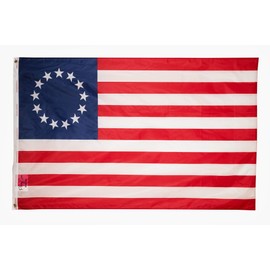 PringCor Betsy Ross Polyester Flag 3x5FT American Revolution Patriotic 13 Star
