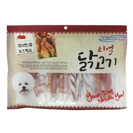 Dog Real Nutrition Chicken Mix 300g 1P Dog Jerky Gum Snack Dog Snack / 강아지 리얼 영양 치킨믹스 300g 1P 애견 육포 껌간식강아지간식