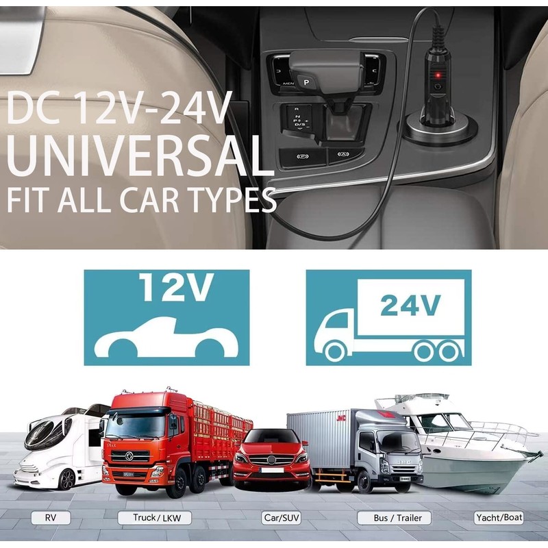 MJPOWER Car Charger Compatible with BLUETTI Car Charging Cable EB3A