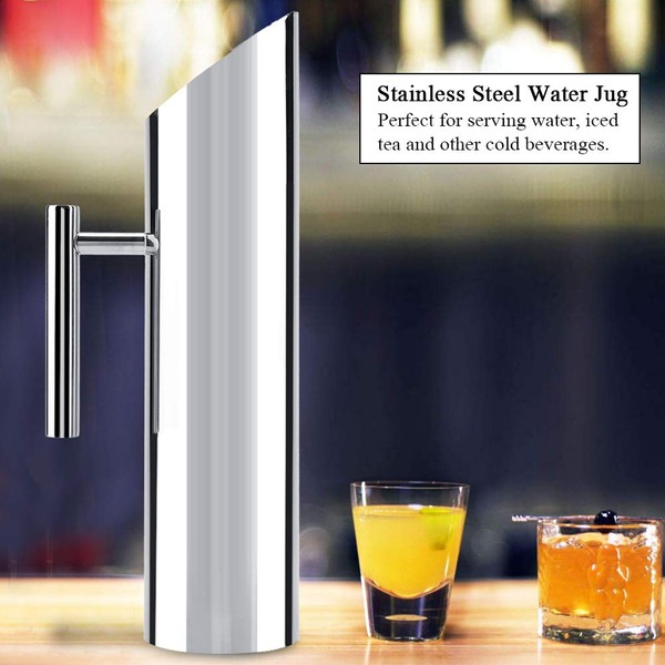Water Jug - 2L Stainless Steel water Pitcher with Ice
