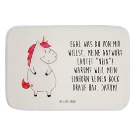 Mr. & Mrs. Panda Shower Mat Unicorn Anger Gift Bath Mat Stupid Questions Announcement Bathroom Mat Bathroom Rug Unicorn Decoration Unicorn