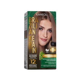 Kareol Extra Repairing Brazilian Keratin Straightening Kit - Formaldehyde Free - Vegan Formula - Keratin Hair Treatment, Keratina Para Alisar El Pelo, Alisado Brasileño Keratina