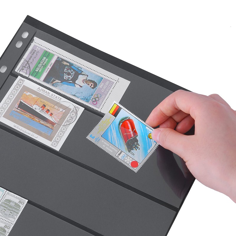 Stamp Collection Inserts - Collectible Stamp Album 12 Sheets with