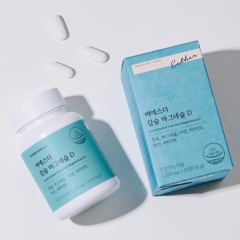 Esther Formula [국민영양] 여에스더 칼슘 마그네슘 D (뼈 건강 필수영양소)