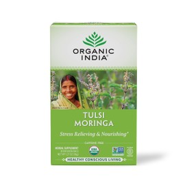 Organic India Moringa Tulsi Tea 25 Teabags