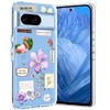Unov Case Compatible with Pixel 8a Case Clear with Design