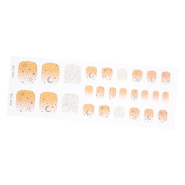 Baluue Semi-Cured Gel Nail Sticker Set Nail Decals Easy Apply Remove Wedding Engagement Party Set
