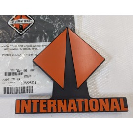 International 1652253C1 International Hood Grille Emblem Fits 2500 2600 4200 4700 4900 8100