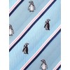 [COLORATA] Carolata Penguin Pattern Necktie (100% Silk / Jacquard Woven),