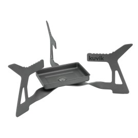 Kuvik Micro Titanium Solid Fuel Stove - Ultralight Stove for Backpacking