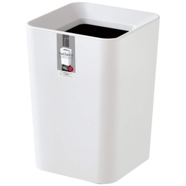 ASBEL A6210 Leclerc CV Mini Wastebasket Lavatory Tabletop Wastebasket Without Lid, White