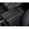 XITER 1PC Leather Center Console Armrest Cover with Side Pockets