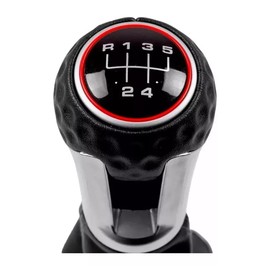 Funda Pomo Palanca Cambios Estandar Manual Vmingo Coche Auto Vestidura Perilla Marchas 5 Velocidades Compatible con Golf GTI R32 A1 A3 A4 y para Jetta A1 A2 A3 A4