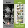 POKIPO 6-Tier Over the Door Pantry Organizer, 2 in 1