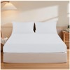 Fitted Sheets Single White - Polycotton Elasticated Corner Bed Sheet