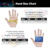 YFY Billiard Pool Gloves for Left Hand 3 Finger, Splicing