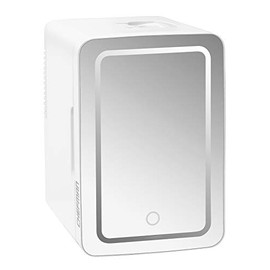 Mini Refrigerador con Espejo, Capacidad 4 Litros, Color Blanco, Modelo RJ48-6-ML
