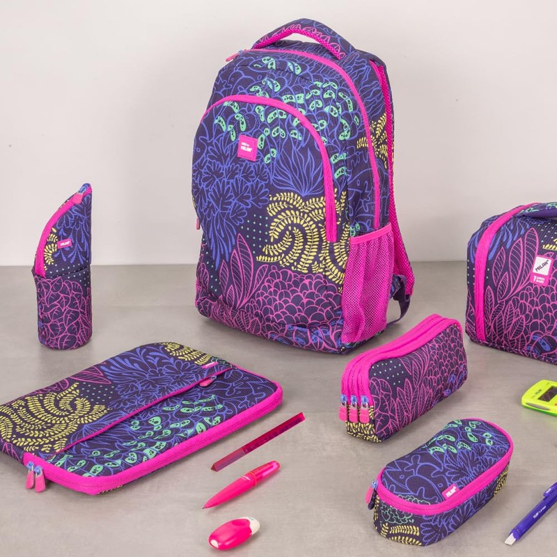 MILAN® Fireflies Series Vertical Pencil Case Purple