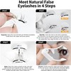Alinsea 2025 Magnetic False Eyelashes, No Glue, No Eyeliner Needed,