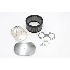 WEBER 40DCOE 45DCOE 48DCOE AIR FILTER 3 1/4" WASHABLE ELEMENT W/VENT FITTING