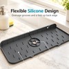 Silicone Faucet Splash Guard Mat – 14.56 x 5.51 Inch