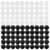 Pack of 100 Cover Caps for Screws, Plastic Phillips Screw