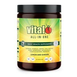 Vital All-In-One Daily Health Supplement 300GM - Lemon and Ginger