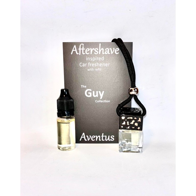 Creed Aventos scented car air freshener bottle with refill