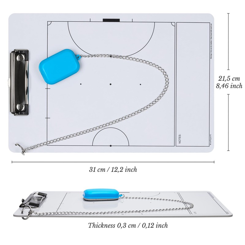 WISEPLAYERFC Futsal Tactical Board for Futsal Trainer Tactics Board with