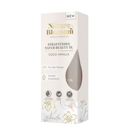 Nature Blossom Coco Vanilla - Olio di bellezza naturale rassodante, 75 ml