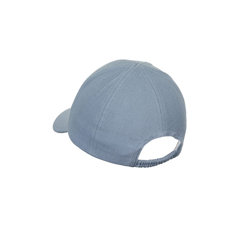 Sterntaler Unisex Children's Baseball Cap Muslin Children's Hat, lightblue