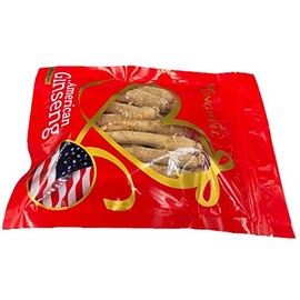 Hand-Selected A Grade American Ginseng Medium Thin-Short Size (4 Oz. Bag)