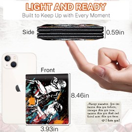 Boys Wallet for Kids, Teen Boy Athletes Wallets 9-12 8-10 8-12, Cool Novelty Leather Bifold Rfid Blocking Purse Coin Pocket Zipper Id Window for Children Men Male Youth Guys Birthday Christmas Gifts