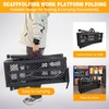Scaffolding Work Platform, 29.9" to 47.2" Height Adjustable Work Platform,