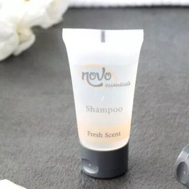 Novo (30-BOTTLES) NOVO SHAMPOO BOTTLES, FRESH SCENT 0.75 oz, TRAVEL SZ