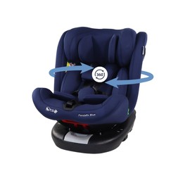 Mobiclinic®, Car seat, 360º Swivel, i-Size Regulation, Top Tether, Group 0/1/2/3, Evolutive, Max. 36 Kg, Child car Booster, Pandafix, 5-Point Harness, Adjustable, Recliner 3 Positions