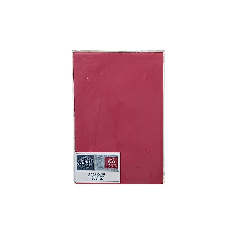 Red A9 Envelopes - 50 Count