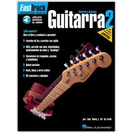 HAL LEONARD Fasttrack Gitarre Methode Buch 2, Spanisch Edition (Book/Online Audio)