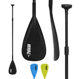 Pelican - Vortex Paddle Lightweight Fiberglass SUP Paddle - Adjustable Paddle from 180 to 220 cm (70" - 87")