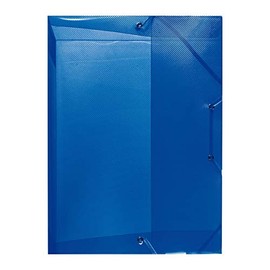 Herlitz, 1948686, notebook box, A4, spine width 4 cm, PP, translucent blue rücken 4 cm blue