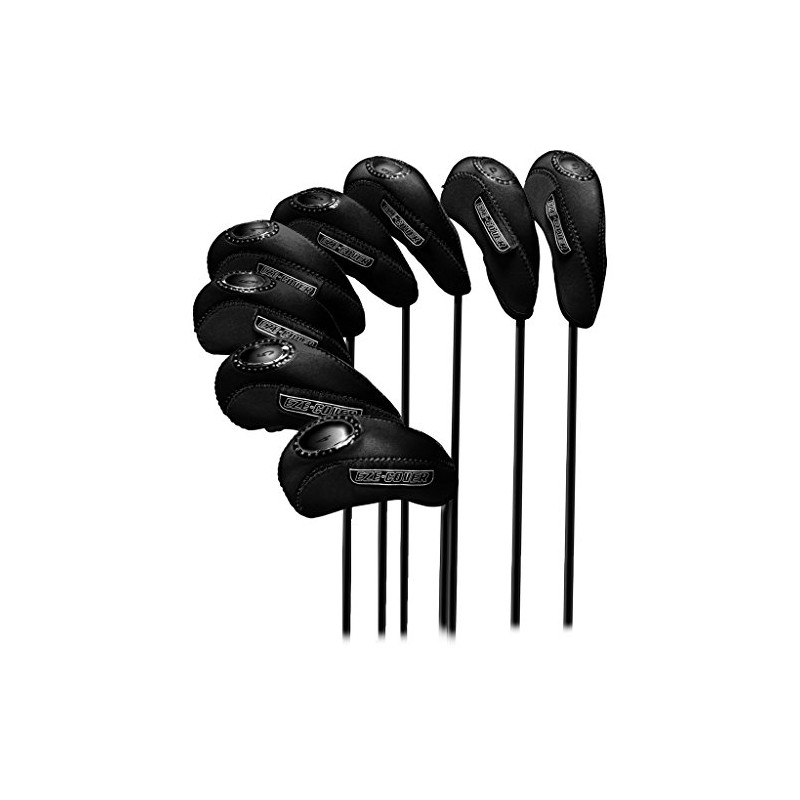 Longridge EZE Golf-Eisenhüllen (10er-Pack) – Schwarz