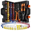 SOMELINE Wire Terminals Crimping Tool, with 45 Sizes Insulated Ratcheting