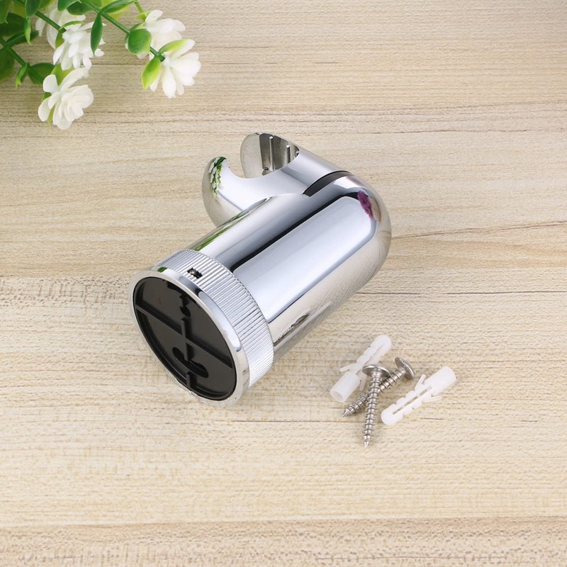 Zerodeko Plating Rotary Shower Mounting Bracket Round Wall Holder for