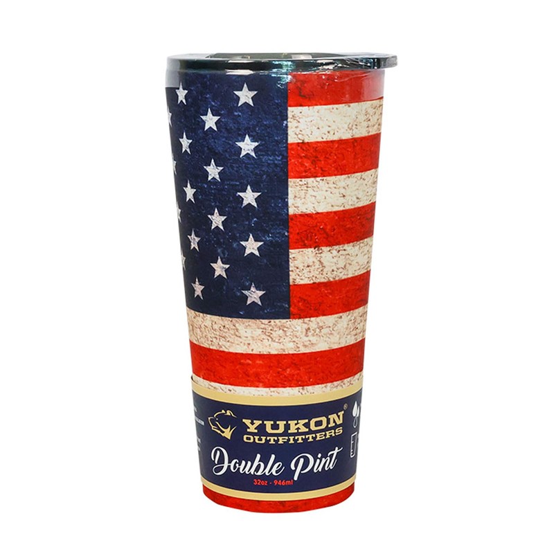 Yukon Outfitters 32oz Double Pint Double Wall Vacuum Insulated Stainless
