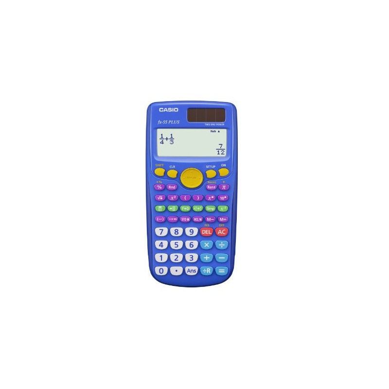 Casio fx-55PLUS Fraction Calculator – Elementary/Middle School Math Made Easy