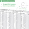 Dynamene Extra Long Shower Curtains, 90 Inches Long Boho Tufted