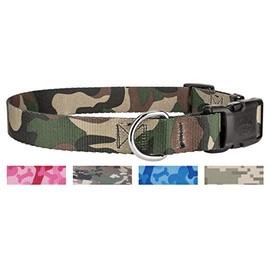 Country Brook Design Woodland Camo Deluxe Dog Collar - Medium